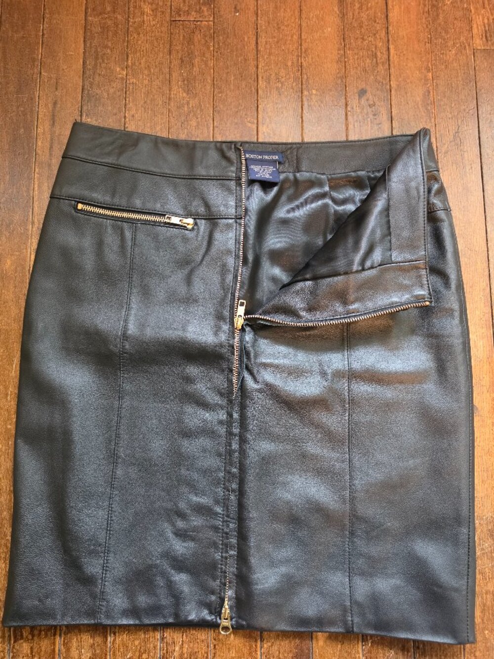 Leather Pencil Skirt